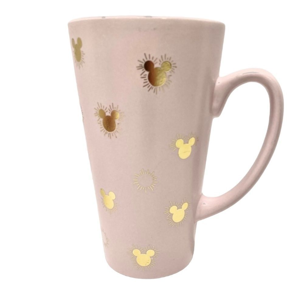 NWT Disney Mickey Mouse Gold Icon‎ Light Pink 16 oz
Ceramic Travel Coffee… - Picture 4 of 7